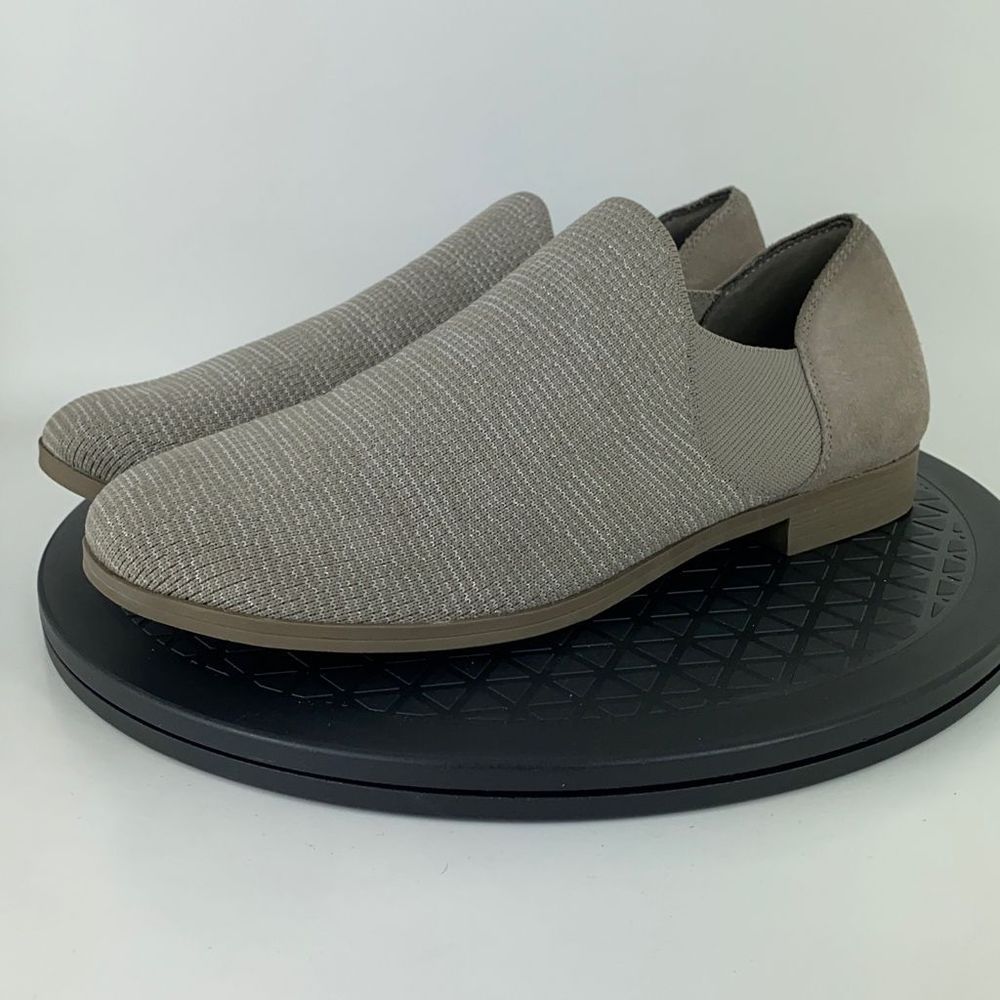 Skechers Cleo Prep Step Slip On Flat Shoes Taupe 158192 Women's Size 8